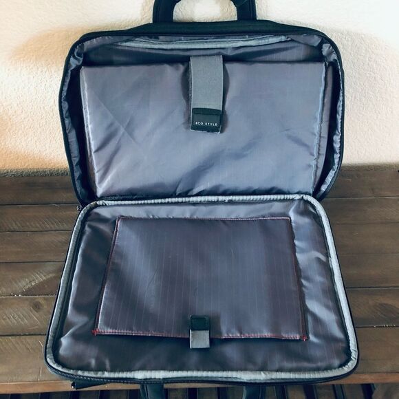 Eco Style Laptop Computer Briefcase Work Travel Bag - Picture 4 of 6